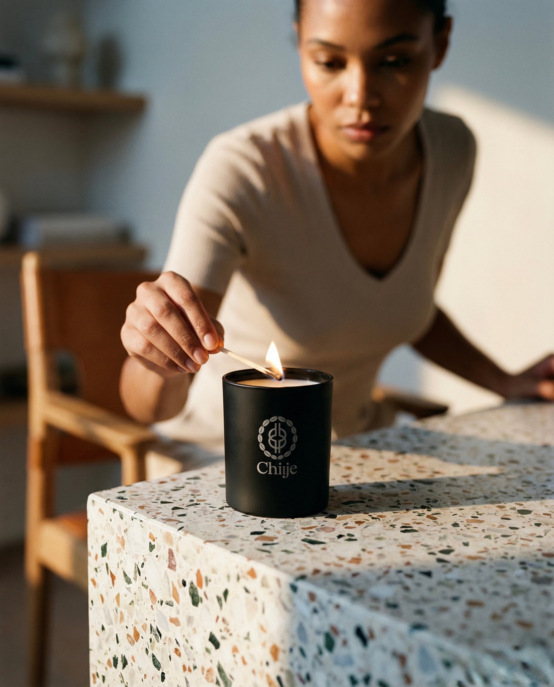 rested and intentional presence natural clean candles