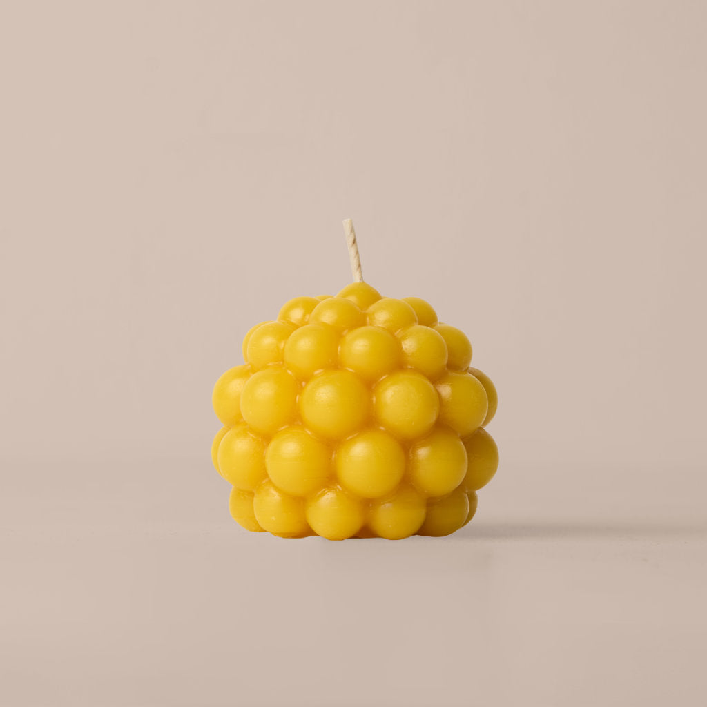 Nordic Midnight Sun 000 beeswax bubble candle by Chiije