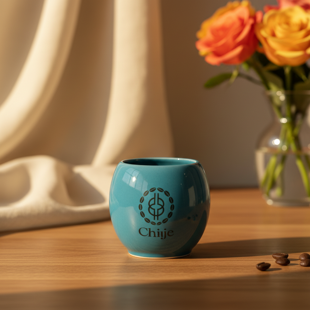 Chiije Teal Cup – Clean Studio Lifestyle
